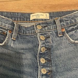 Abercrombie & Fitch Skinny High Rise Blue Jeans
